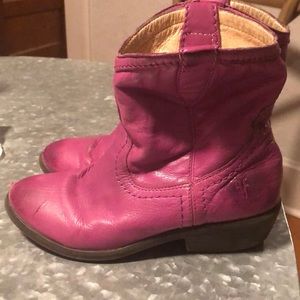 Frye girl cowboy boots